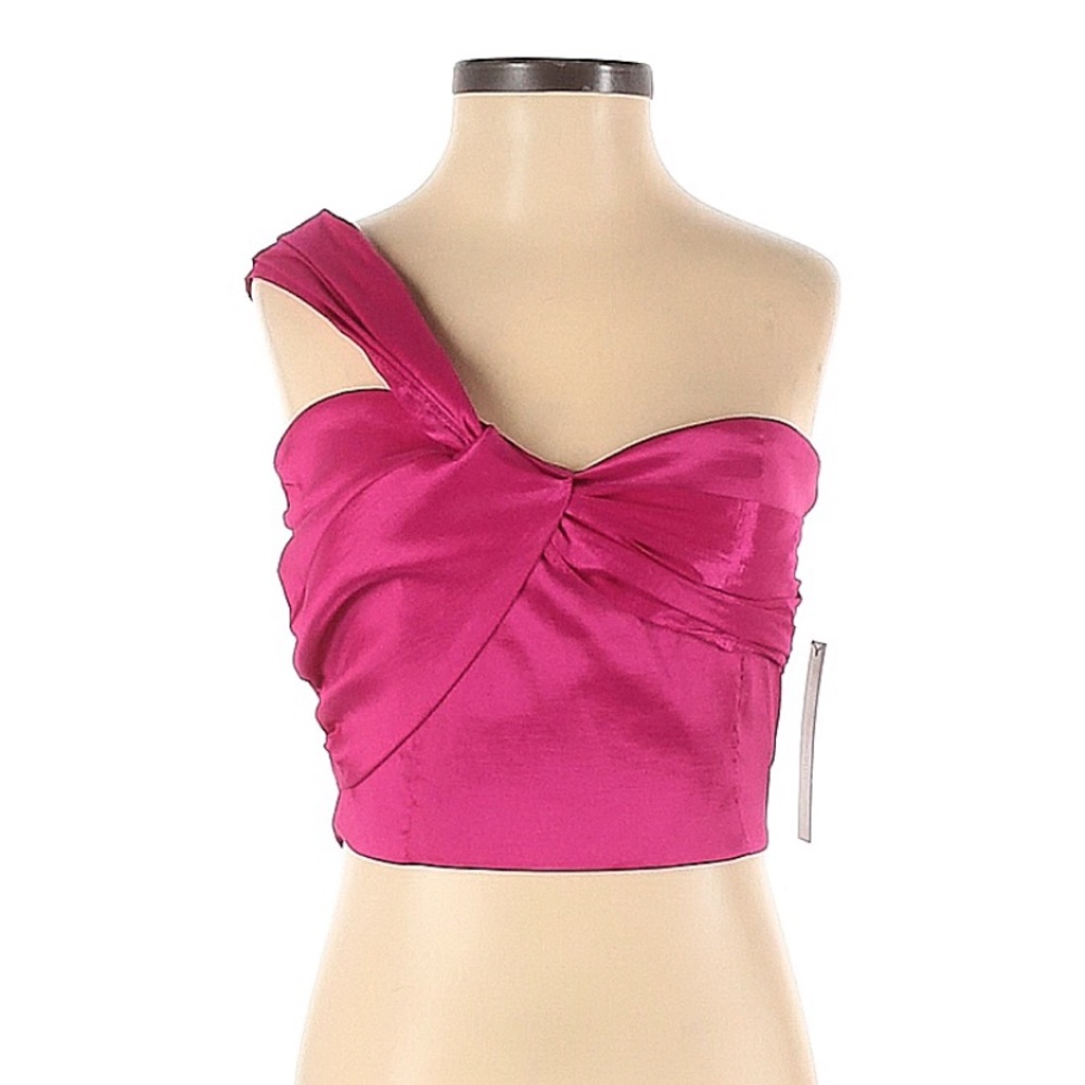 lulus pink corset top NWT